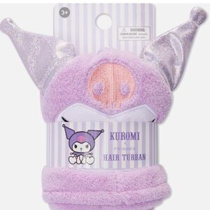 NWT Kuromi Lilac Hair Turban